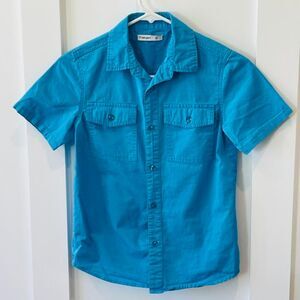 Tronjori Boys Blue Button up Shirt 10